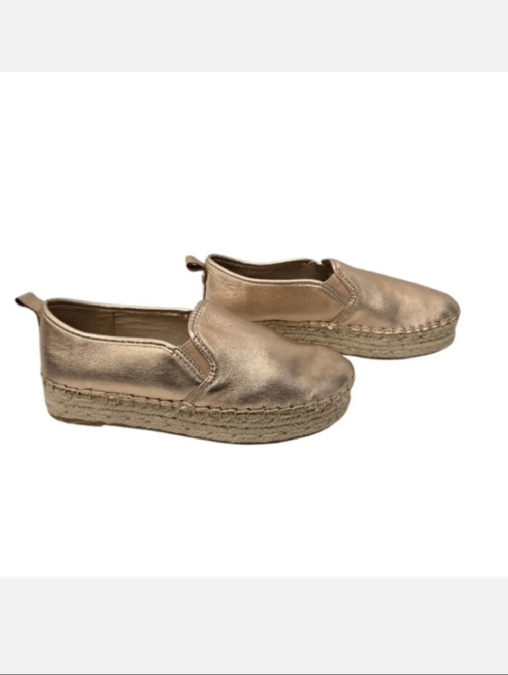 Sam Edelman Carrin Espadrilles in Metallic Rose